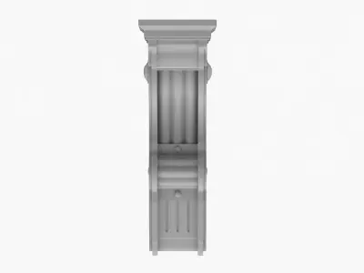 Scroll Corbel 13 Free low-poly 3D model