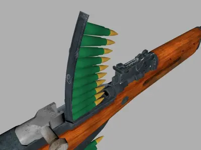 Chinese Type 56 SKS Rifle 3D model