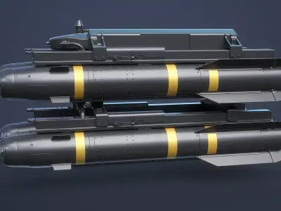 AGM-114 Hellfire 3D model