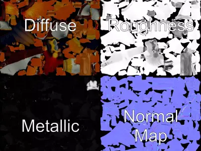 Eagle Warrior Character model pack Low-poly 3D model