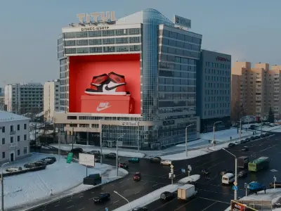 Nike Shoe 3D Advertisement 3D model