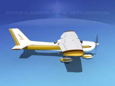 Cessna 172 Skyhawk 1976 V08 3D model