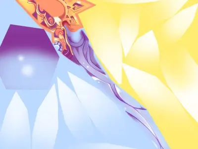 Sword - Weapon LowPoly for Games Low-poly 3D model