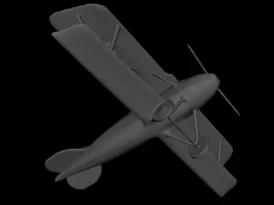 Albatros DV from World War 1 Free low-poly 3D model