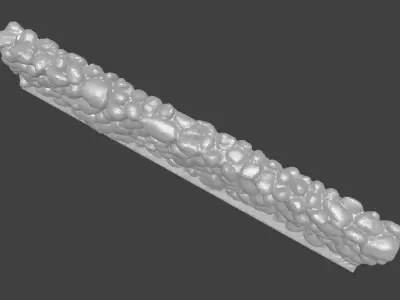 Stone wall Free 3D print model