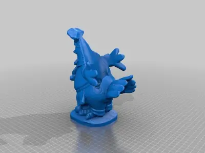 Chicken Figurine Statue 3D Scan Free 3D print model