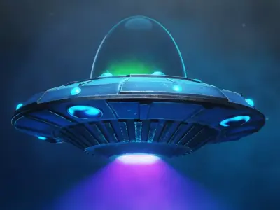 UFO Spaceship Free 3D model