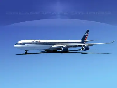 Airbus A340-600 Air Transat 3D model