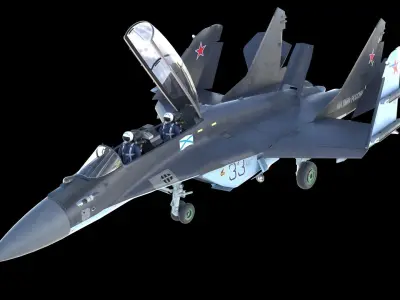 Mig-35 29 KUB Low-poly 3D model