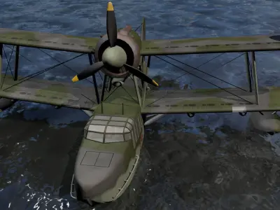 Supermarine SeaOtter 3D model