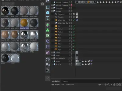 Rebuild AI49015 in C4d Free 3D model