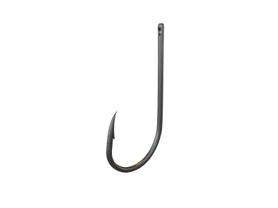 Fishing Hook v1 002 Low-poly 3D model