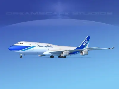 Boeing 747-8I All Nippon Cargo 3D model