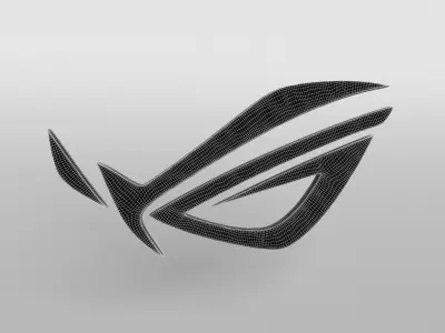 ROG Logo version1 001 Free low-poly 3D model