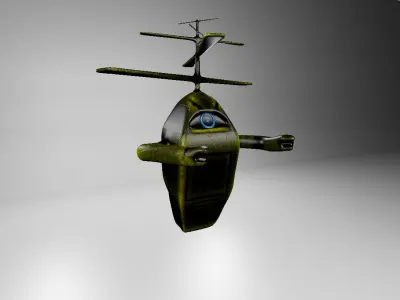 Robot sci fi 3D model
