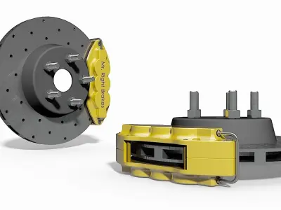 Disc Brake 3D model purchase