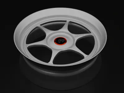 ENKEI PF06 Low-Poly Model Low-poly 3D model