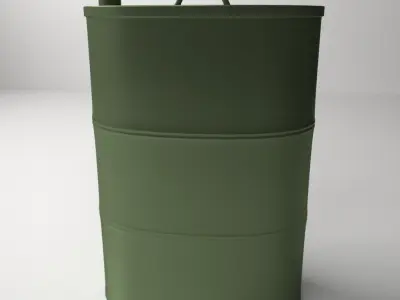 Portable Oil Tank 3D model