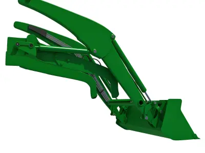 Green Crane  3D model