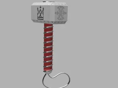 Mjolnir thor hammer 3D model buy