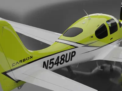 Cirrus SR22 - 8 Colors Included 3D model