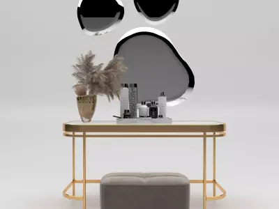 Makeup Table Modern Loft Desing Series 1 3D model