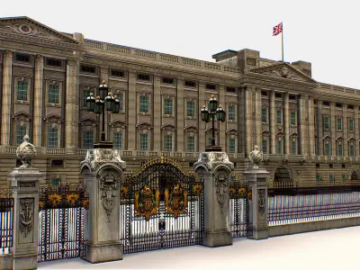 AR VR Historical Building Architectural Monument 3D Model Collection