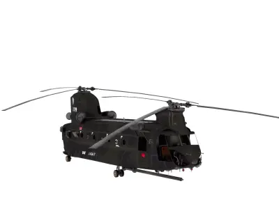 GH Transportation Helicopter Rigged  3D model