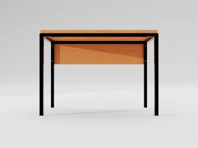 Classroom Desk 3D Model Free 3D model