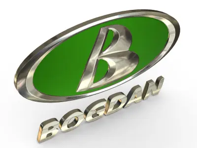 bogdan logo 3D model