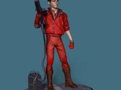 Kanade from Akira 3D print model