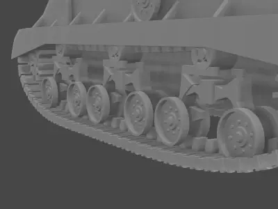 M4A3 Sherman Free low-poly 3D model