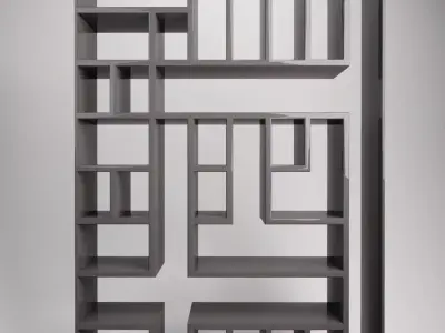 Shelf furniture Free low-poly 3D model