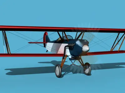 Travelair 2000 V02 3D model
