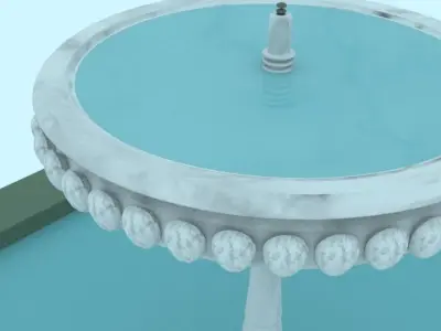 Fountain 3D model