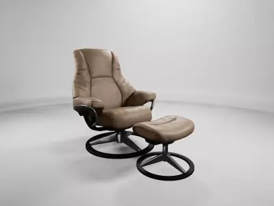 Stressless Live S Signature chair  Free low-poly 3D model
