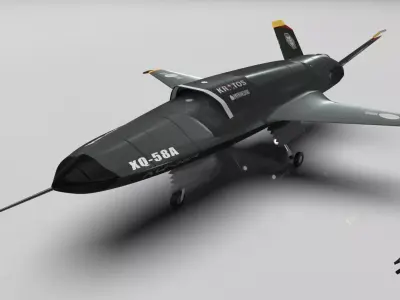 Royal Wingman XQ-58 3D model