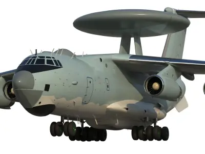 KJ-2000 AWACS 3D model