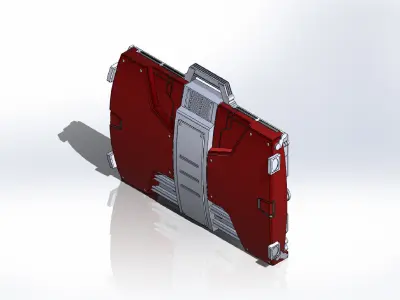 Iron Man Mark 5 Laptop Case 3D print model
