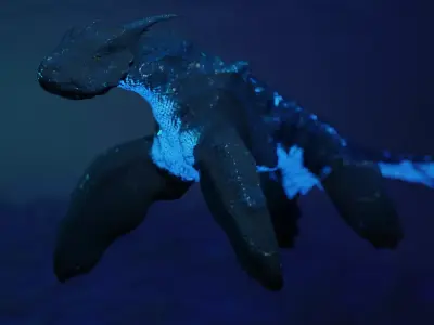 High Poly Sea Dragon 3D model 3D model