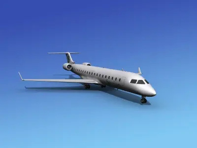 Bombardier CRJ700 Styrian 3D model