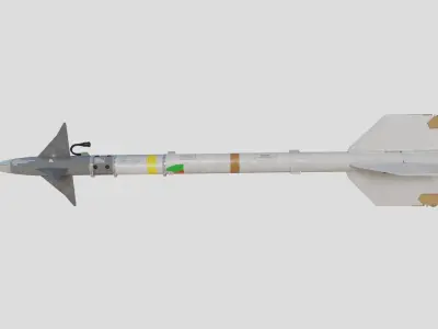 AIM-9L Sidewinder Air-to-air missile 3D model