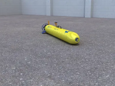 Bluefin SandShark AUV 3D model