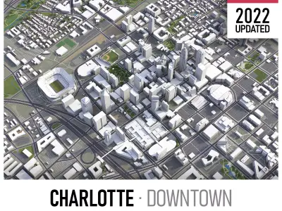 Charlotte Low-poly 3D model