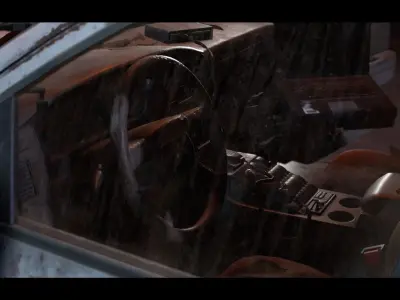 Police Car - Premium - Drivable and Interactable Low-poly 3D model