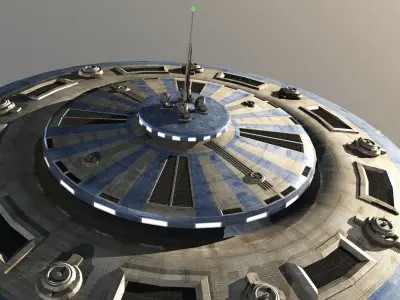 Earth Orbital 3 Space Station 3D model