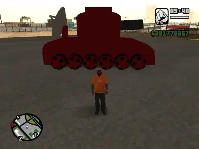 Sensya Tank Handkerchief PC Game Free low-poly 3D model