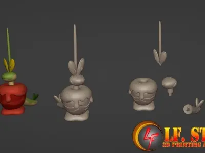 Pokemon Dipplin 3D model