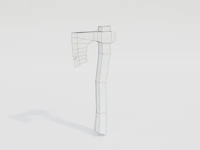 Low poly outbuildings and props set Low-poly 3D model