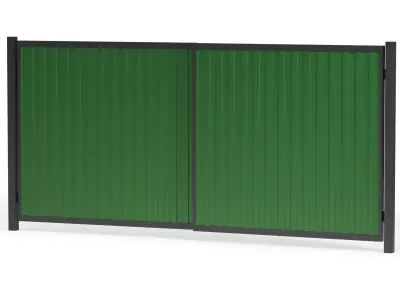 Metal gates 3D model